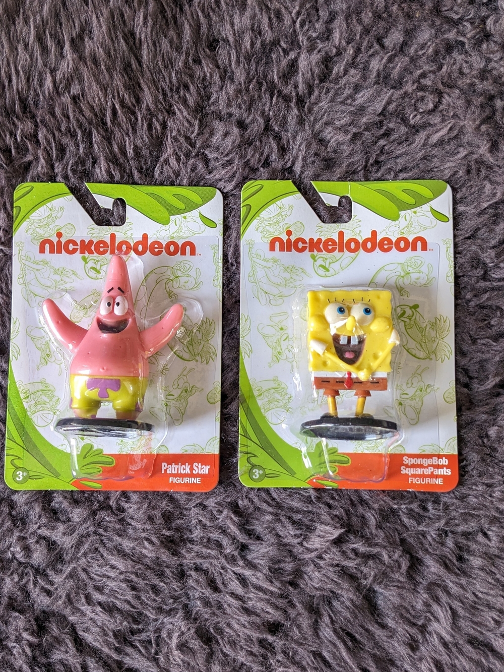 Nickelodeon SpongeBob & Patrick Star Figurine Set - Yellow & Pink